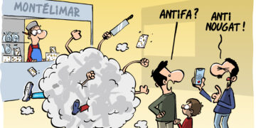 La rixe au salon de l’agriculture vue par Wingz pour L’Echo du Mardi