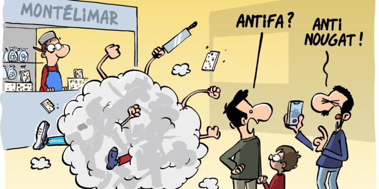 La rixe au salon de l&rsquo;agriculture vue par Wingz pour L&rsquo;Echo du Mardi