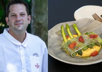La recette d&rsquo;asperges du chef Nicolas Bottero