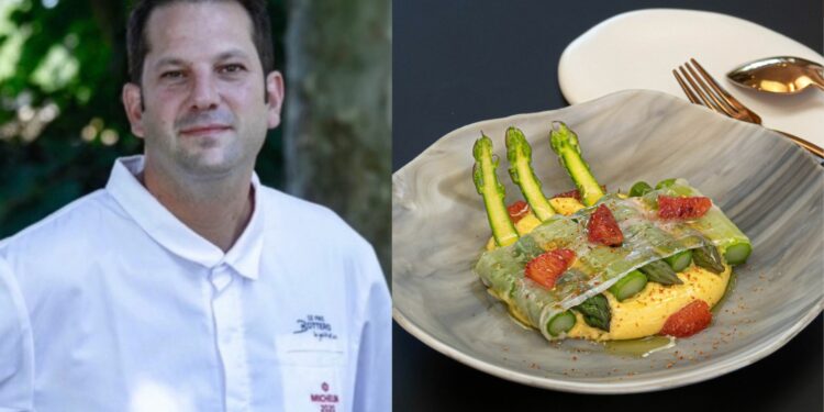 La recette d&rsquo;asperges du chef Nicolas Bottero