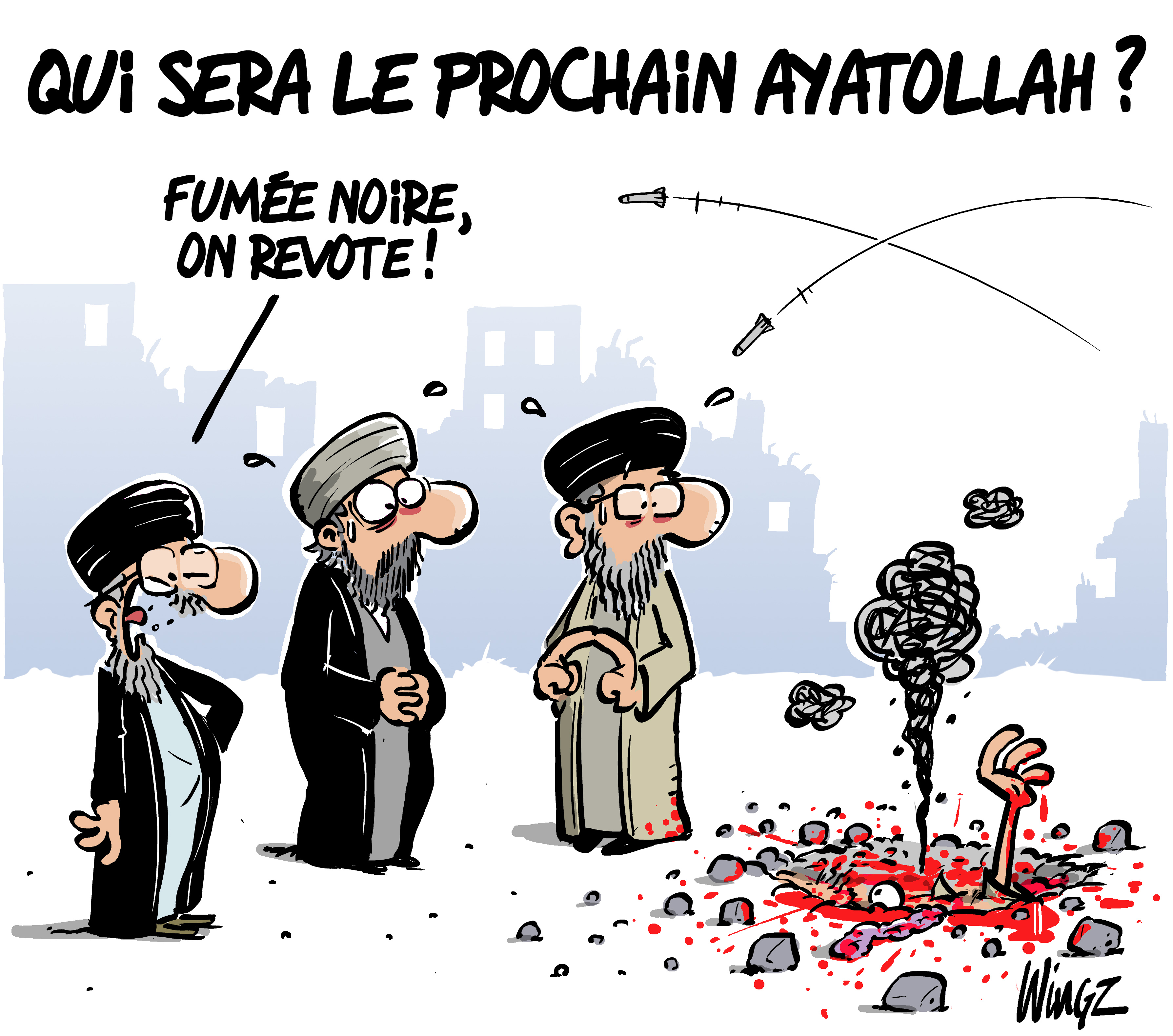 La succession en Iran vue par Wingz pour L&rsquo;Echo du Mardi