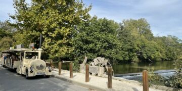 Le petit train de L&rsquo;Isle-sur-la-Sorgue reprend du service