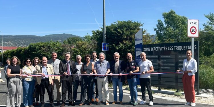 À Saint-Saturnin-lès-Apt, la Zone d’Activités des Triquefauts fait peau neuve