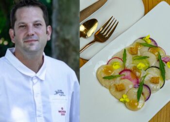 La recette de noix de Saint-Jacques en carpaccio du chef Nicolas Bottero