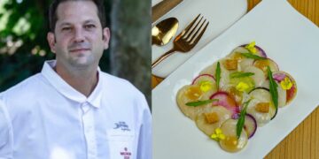 La recette de noix de Saint-Jacques en carpaccio du chef Nicolas Bottero
