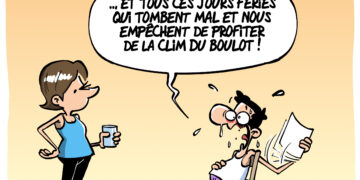La canicule de ce mois de Mai vue par Wingz pour L&rsquo;Echo du Mardi