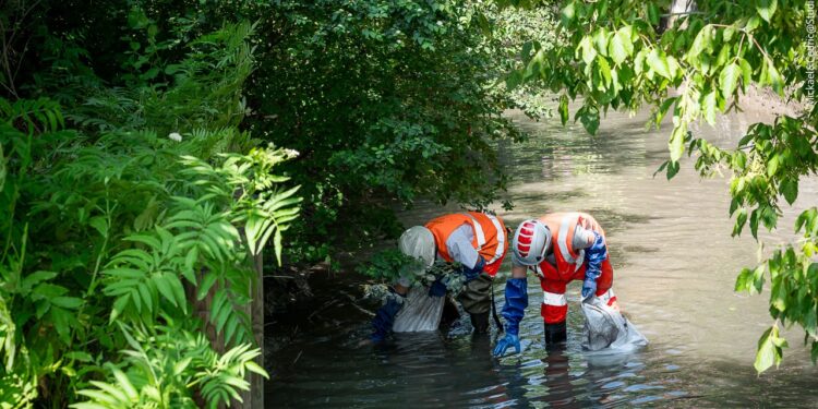 Le Grand Avignon procède au nettoyage annuel du canal de Vaucluse