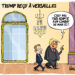 Trump à Versailles vu par Wingz pour L’Echo du Mardi