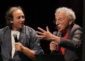 Quand Nelson Monfort et Philippe Candeloro brûlent les planches du Rouge Gorge