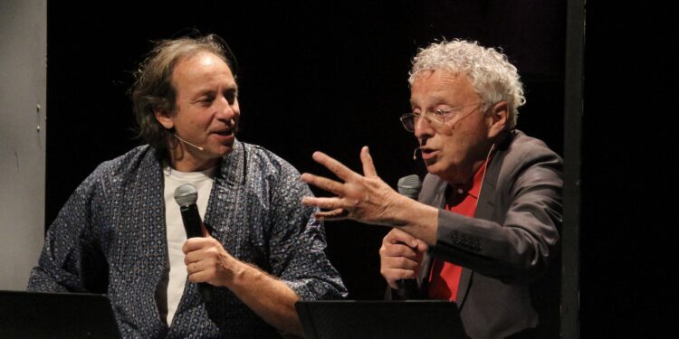 Quand Nelson Monfort et Philippe Candeloro brûlent les planches du Rouge Gorge