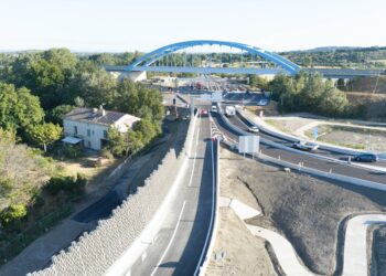 Travaux de Bonpas : ouverture de la nouvelle bretelle de sortie de l’A7 en direction d’Avignon