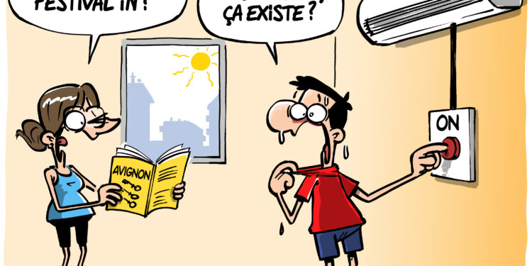 Le Festival d&rsquo;Avignon vu par Wingz pour L’Echo du Mardi