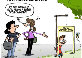 Les réseaux sociaux interdits au moins de 15 ans vus par Wingz pour L&rsquo;Echo du Mardi