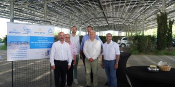 Inauguration des ombrières de Spirou et Wave Island : une énergie locale avec un confort pour les visiteurs