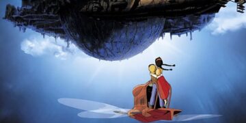Sous les étoiles au lac de Monteux, Le château dans le ciel de Miyazaki