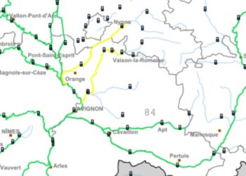 Ouvèze et Aygues : vigilance jaune face aux orages