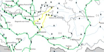 Ouvèze et Aygues : vigilance jaune face aux orages