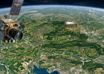 Vue aérienne : Quand le Vaucluse devient flou