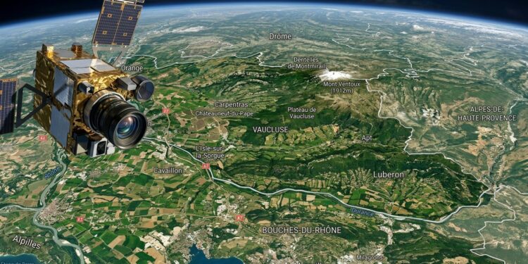 Vue aérienne : Quand le Vaucluse devient flou