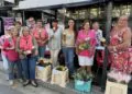 À Avignon, Les Soroptimist proposent des fleurs pour lutter contre le cancer du sein