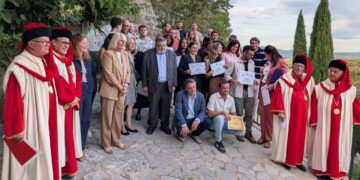 La Commanderie des Costes du Rhône honore les sommeliers