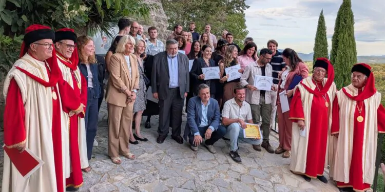 La Commanderie des Costes du Rhône honore les sommeliers