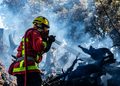 Plein les bottes mais toujours motivés les pompiers de Vaucluse