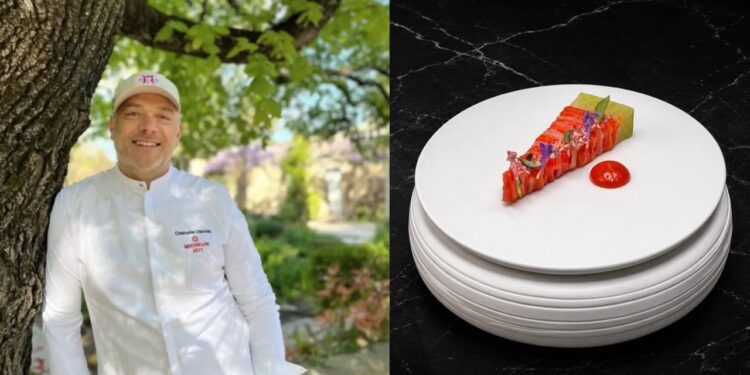 La recette de pastèque du chef Christophe Chiavola