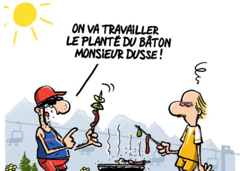 Le réchauffement climatique vu par Wingz pour L’Echo du Mardi