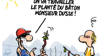 Le réchauffement climatique vu par Wingz pour L&rsquo;Echo du Mardi