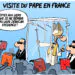 La visite du pape en France vue par Wingz pour l’Echo du Mardi