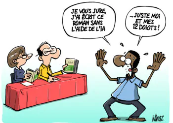 La sanction du prix Goncourt vue par Wingz pour L&rsquo;Echo du Mardi