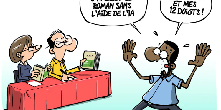 La sanction du prix Goncourt vue par Wingz pour L&rsquo;Echo du Mardi