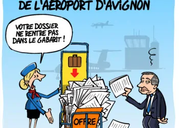 La perte de l’aéroport d’Avignon par la CCI de Vaucluse vue par Wingz pour L’Echo du Mardi