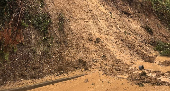 Villeneuve-lès-Avignon : la falaise du boulevard Gambetta cède à nouveau