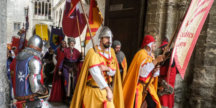 La Rose d’or, Quand Avignon remonte le temps